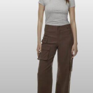 Aritzia Wilfred Brown Picture Cargo Pants 0